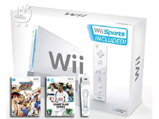 PoulaTo: WII Κονσόλα + 3 Παιχνίδια + Motion Plus